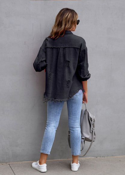 Mi-saison Denim Jacket