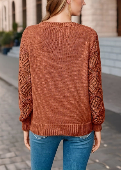 Hollow Knitted Sweater