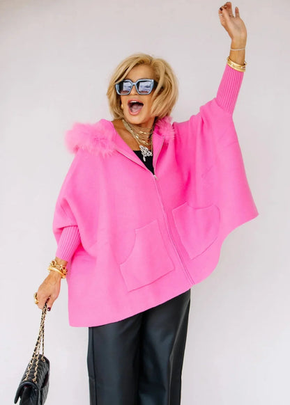 Cardigan à Capuche Chic