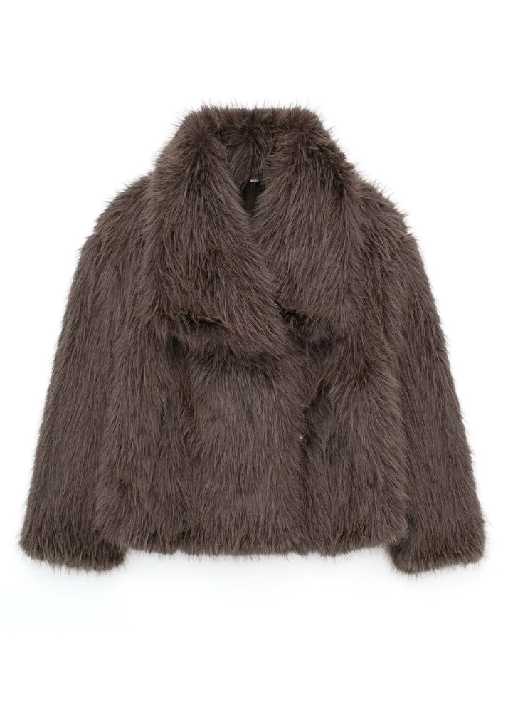 Fluffy fur-Manteau